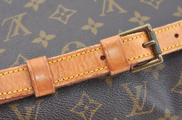 Authentic Louis Vuitton Monogram Saint Cloud GM M51242 Shoulder Cross Bag K9473