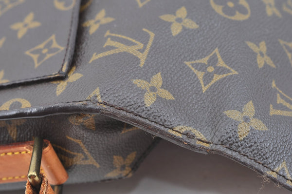 Authentic Louis Vuitton Monogram Saint Cloud GM M51242 Shoulder Cross Bag K9473