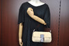 Auth FENDI Zucca Mamma Baguette Shoulder Bag Canvas Leather Beige K9476