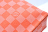 Auth Louis Vuitton Damier Color Module Shoulder Clutch Bag Orange Junk K9479