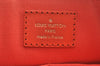 Auth Louis Vuitton Damier Color Module Shoulder Clutch Bag Orange Junk K9479