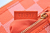 Auth Louis Vuitton Damier Color Module Shoulder Clutch Bag Orange Junk K9479