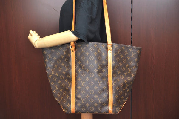 Authentic Louis Vuitton Monogram Sac Shopping PM Tote Bag M51108 LV K9480