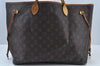 Authentic Louis Vuitton Monogram Neverfull GM Shoulder Tote Bag M40157 LV K9481