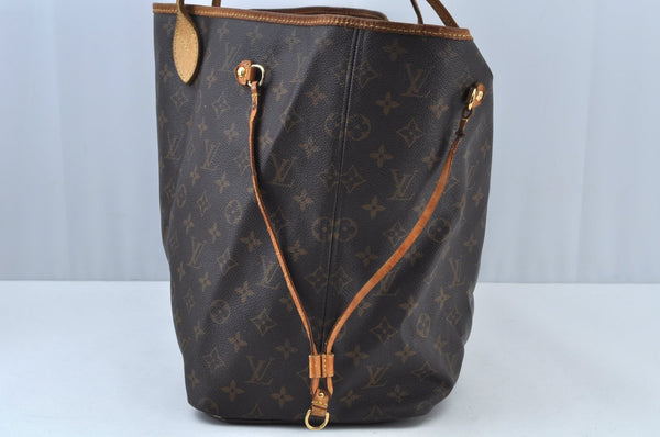 Authentic Louis Vuitton Monogram Neverfull GM Shoulder Tote Bag M40157 LV K9481