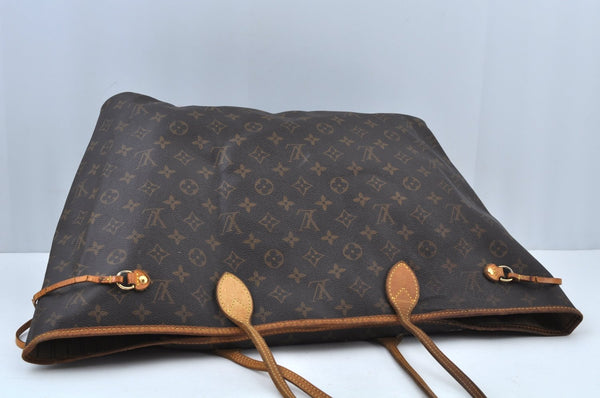 Authentic Louis Vuitton Monogram Neverfull GM Shoulder Tote Bag M40157 LV K9481