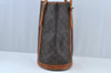 Authentic Louis Vuitton Monogram Bucket GM Shoulder Tote Bag M42236 Junk K9483