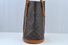 Authentic Louis Vuitton Monogram Bucket GM Shoulder Tote Bag M42236 Junk K9483
