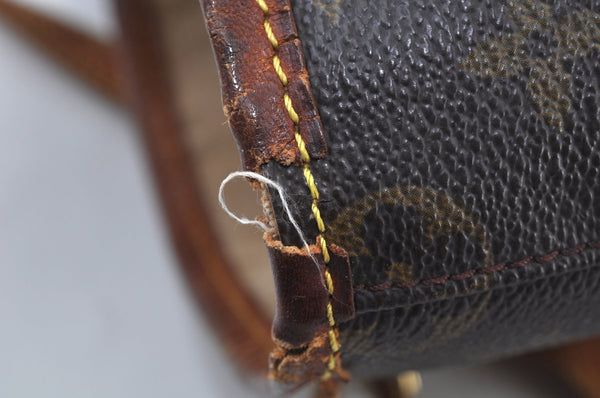 Authentic Louis Vuitton Monogram Bucket GM Shoulder Tote Bag M42236 Junk K9483