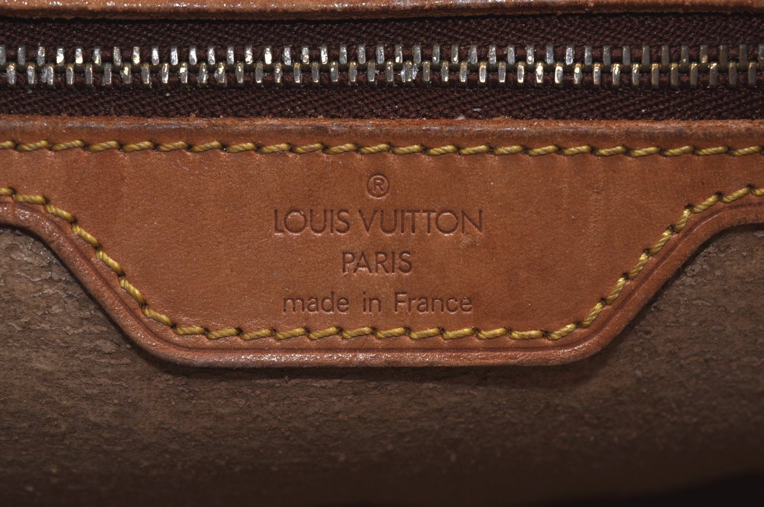 Authentic Louis Vuitton Monogram Bucket GM Shoulder Tote Bag M42236 Junk K9483