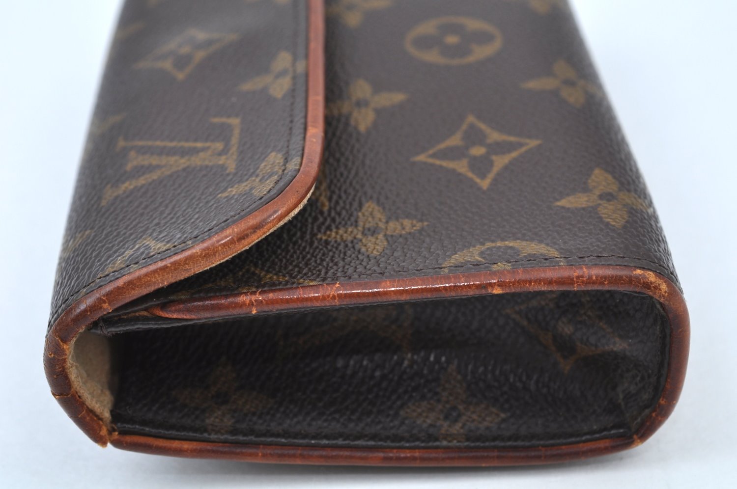 Auth Louis Vuitton Monogram Pochette Florentine Pouch Waist Bag M51855 LV K9485