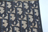 Authentic Christian Dior Trotter Clutch Bag Purse Canvas Leather Blue K9490