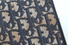 Authentic Christian Dior Trotter Clutch Bag Purse Canvas Leather Blue K9490