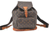 Authentic Louis Vuitton Monogram Montsouris GM Backpack M51135 LV K9492