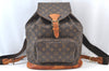 Authentic Louis Vuitton Monogram Montsouris GM Backpack M51135 LV K9492