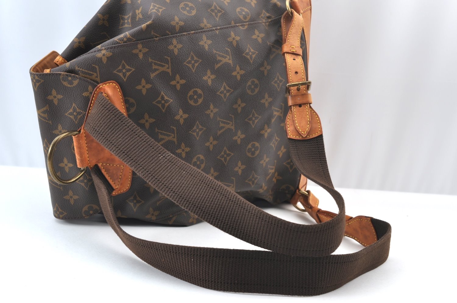 Authentic Louis Vuitton Monogram Montsouris GM Backpack M51135 LV K9492