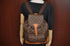 Authentic Louis Vuitton Monogram Montsouris GM Backpack M51135 LV K9492