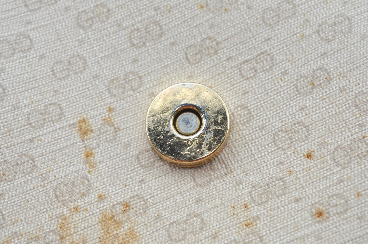 Authentic GUCCI Micro GG PVC Leather Shoulder Cross Body Bag White K9493