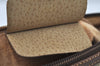 Authentic GUCCI Web Sherry Line Shoulder Cross Bag GG PVC Leather Brown K9500