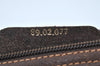 Authentic GUCCI Web Sherry Line Shoulder Cross Bag GG PVC Leather Brown K9500