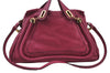 Authentic Chloe Paraty Large 2Way Shoulder Tote Bag Leather Pink K9501