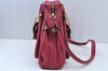 Authentic Chloe Paraty Large 2Way Shoulder Tote Bag Leather Pink K9501