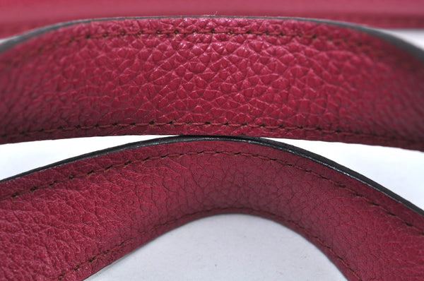 Authentic Chloe Paraty Large 2Way Shoulder Tote Bag Leather Pink K9501
