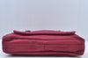 Authentic Chloe Paraty Large 2Way Shoulder Tote Bag Leather Pink K9501