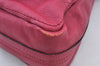 Authentic Chloe Paraty Large 2Way Shoulder Tote Bag Leather Pink K9501