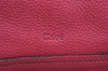 Authentic Chloe Paraty Large 2Way Shoulder Tote Bag Leather Pink K9501