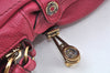 Authentic Chloe Paraty Large 2Way Shoulder Tote Bag Leather Pink K9501