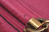 Authentic Chloe Paraty Large 2Way Shoulder Tote Bag Leather Pink K9501