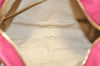 Authentic Chloe Paraty Large 2Way Shoulder Tote Bag Leather Pink K9501