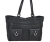 Authentic GUCCI GG Abbey Shoulder Tote Bag Nylon 268639 Black K9506
