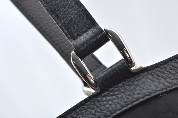 Authentic GUCCI GG Abbey Shoulder Tote Bag Nylon 268639 Black K9506