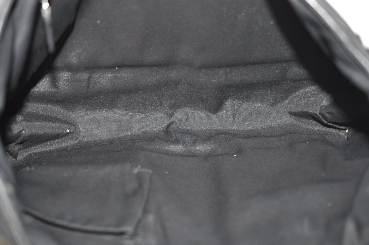 Authentic GUCCI GG Abbey Shoulder Tote Bag Nylon 268639 Black K9506