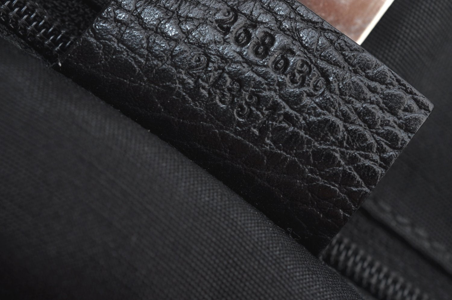 Authentic GUCCI GG Abbey Shoulder Tote Bag Nylon 268639 Black K9506