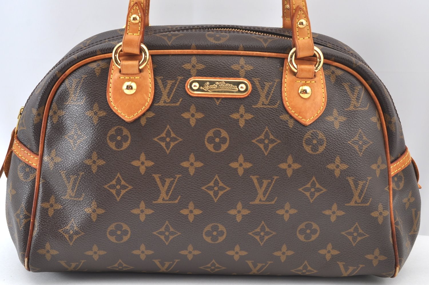 Authentic Louis Vuitton Monogram Montorgueil PM M95565 Shoulder Tote Bag K9507