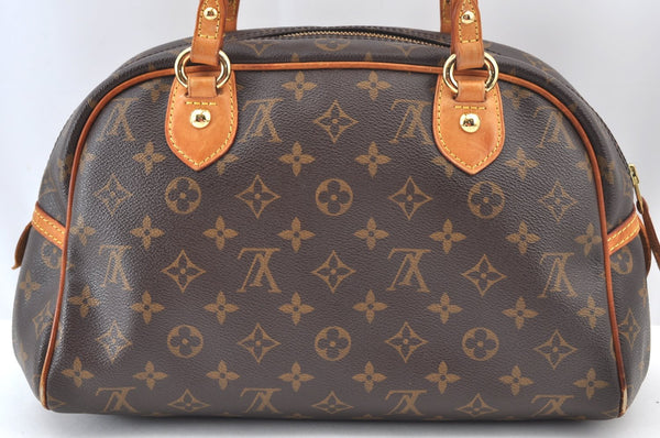 Authentic Louis Vuitton Monogram Montorgueil PM M95565 Shoulder Tote Bag K9507
