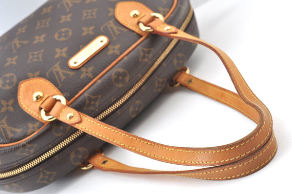 Authentic Louis Vuitton Monogram Montorgueil PM M95565 Shoulder Tote Bag K9507