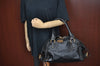 Authentic Chloe Paddington Leather Shoulder Hand Bag Black K9512