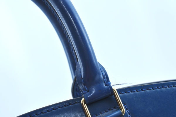 Authentic Louis Vuitton Epi Riviera Hand Bag Blue M48185 LV Junk K9520