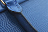 Authentic Louis Vuitton Epi Riviera Hand Bag Blue M48185 LV Junk K9520