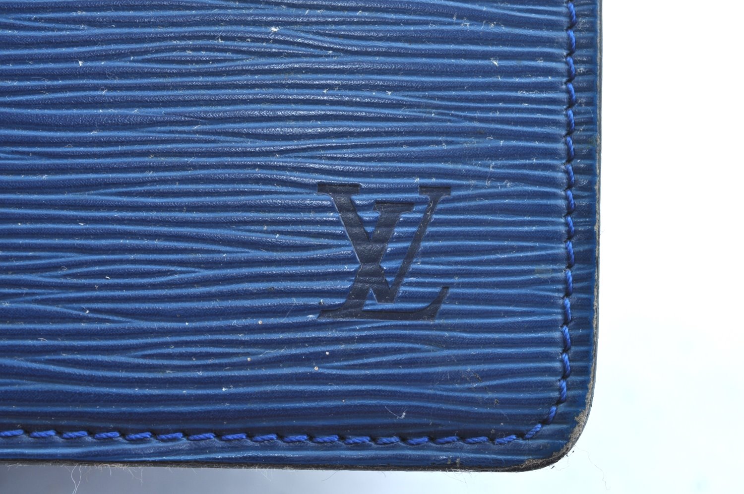 Authentic Louis Vuitton Epi Riviera Hand Bag Blue M48185 LV Junk K9520