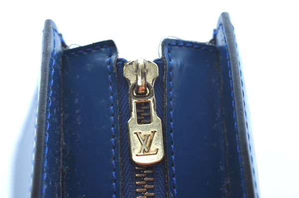 Authentic Louis Vuitton Epi Riviera Hand Bag Blue M48185 LV Junk K9520