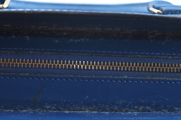 Authentic Louis Vuitton Epi Riviera Hand Bag Blue M48185 LV Junk K9520