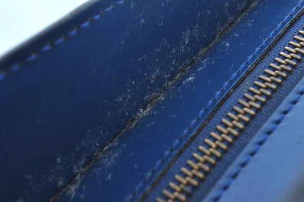 Authentic Louis Vuitton Epi Riviera Hand Bag Blue M48185 LV Junk K9520