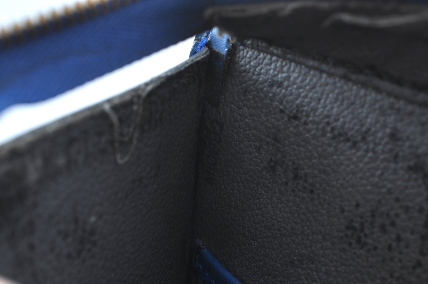 Authentic Louis Vuitton Epi Riviera Hand Bag Blue M48185 LV Junk K9520