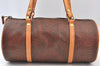 Authentic ETRO Hand Bag PVC Leather Brown K9521