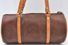 Authentic ETRO Hand Bag PVC Leather Brown K9521